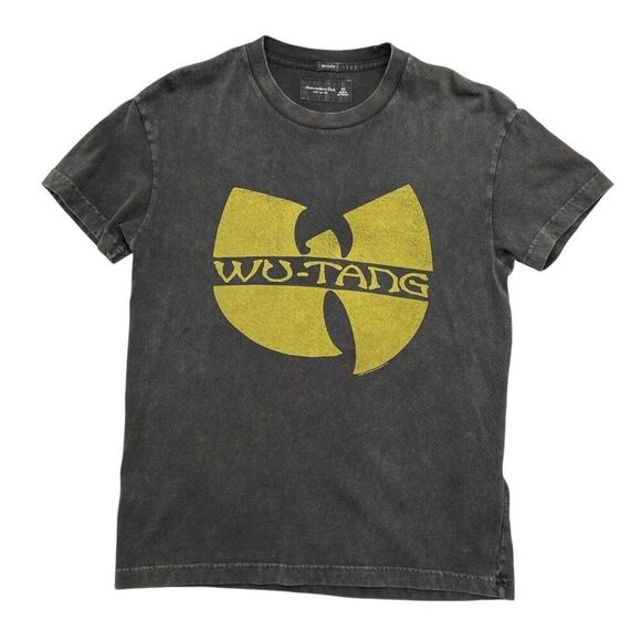 Abercrombie & Fitch Wu-Tang Shirt Men's Size XS Grey Soft Graphic Tee T-Shirt - Picture 1 of 10